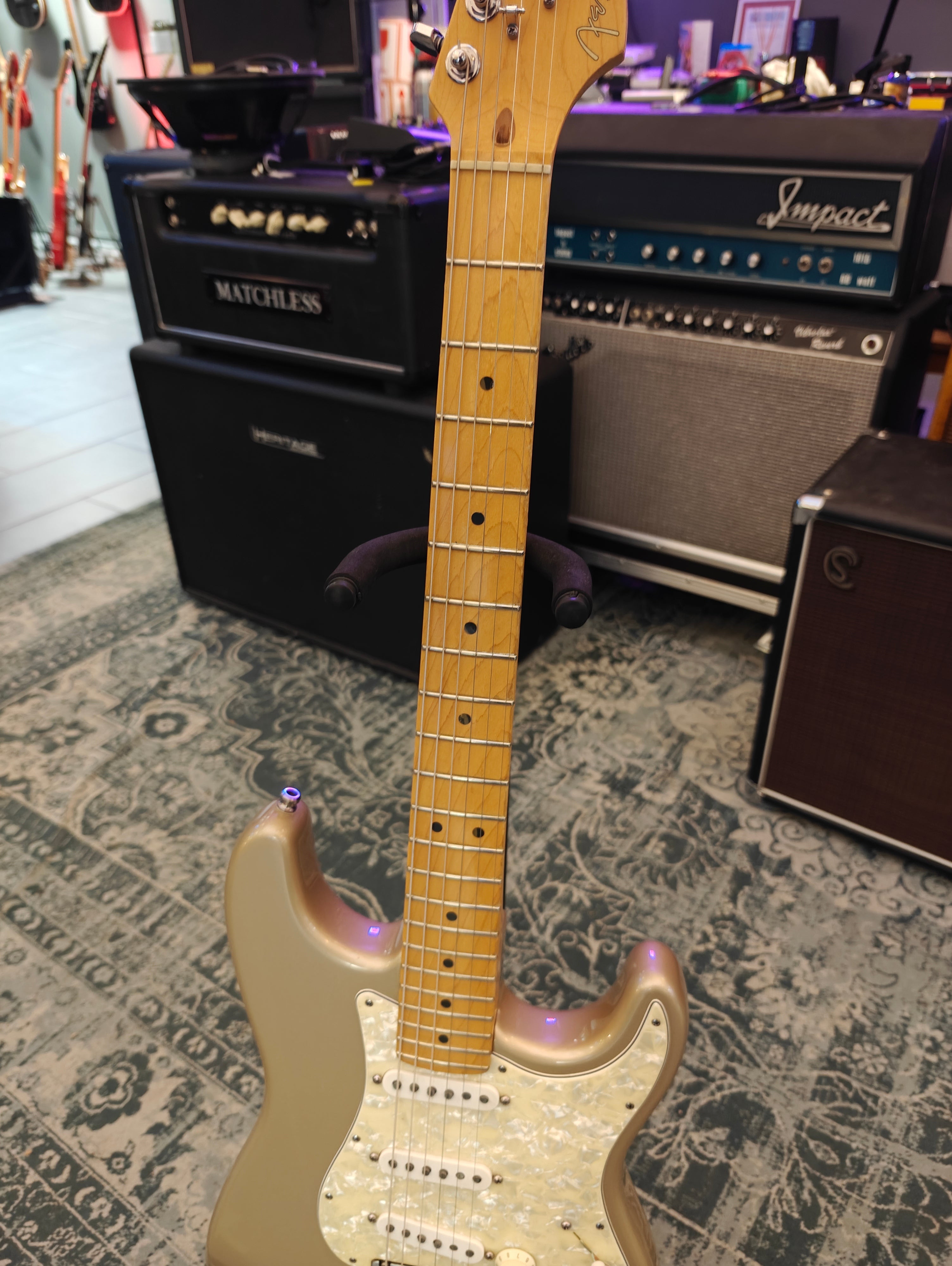 Fender Roadhouse Stratocaster Shoreline Gold 1997