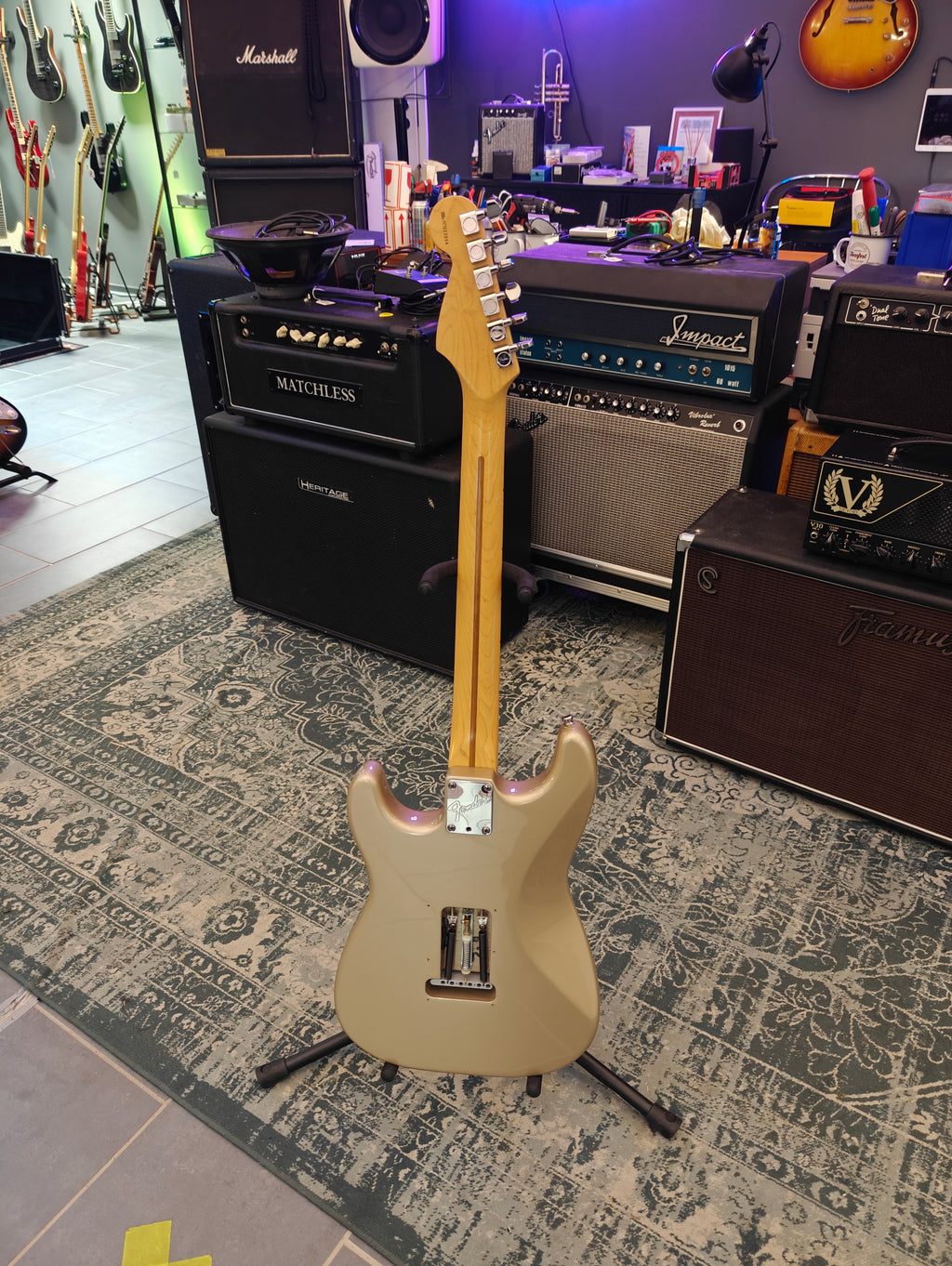 Fender Roadhouse Stratocaster Shoreline Gold 1997