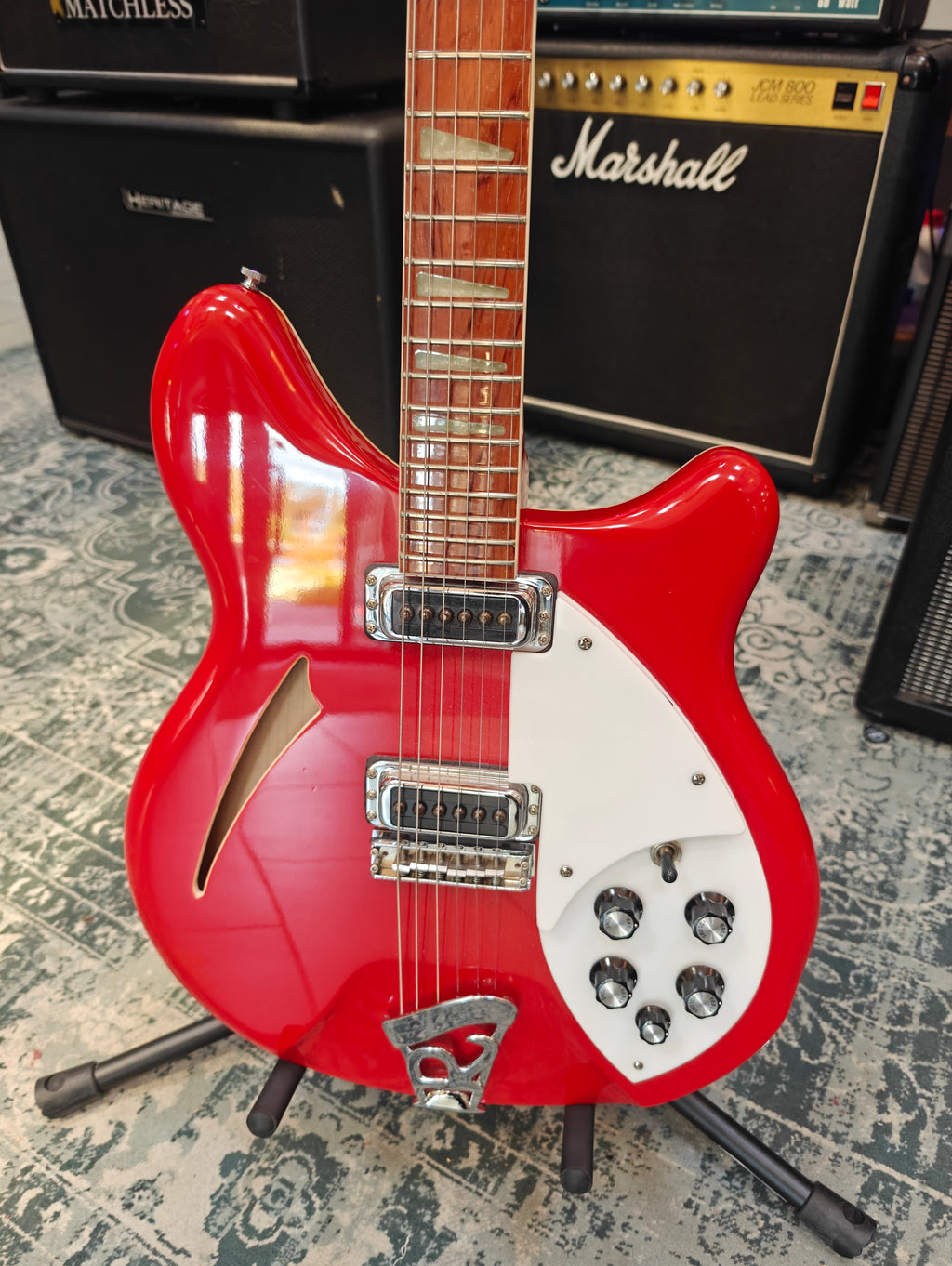 Rickenbacker 360 Stereo 1995 Pillarbox Red