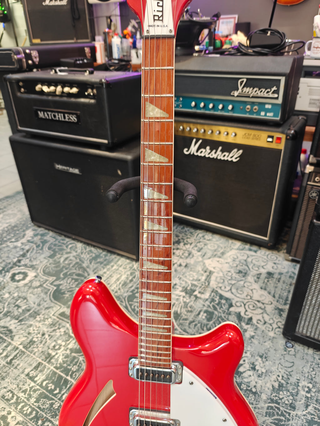 Rickenbacker 360 Stereo 1995 Pillarbox Red