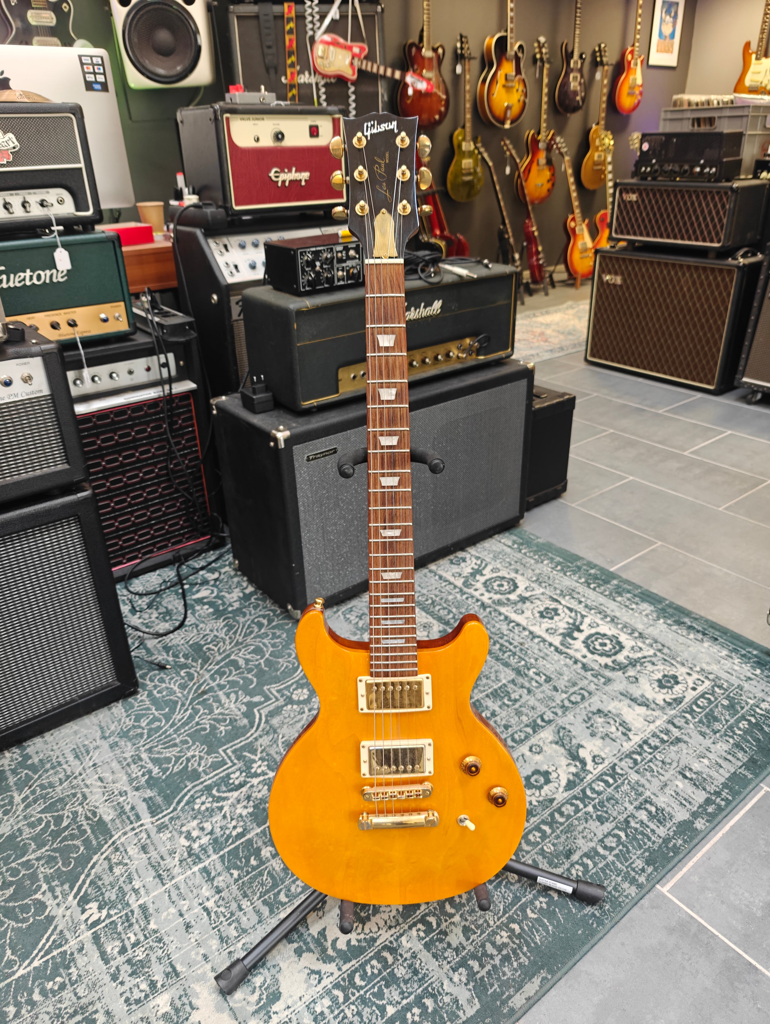 Gibson Les Paul Standard Lite Double Cutaway 1999 Translucent Amber