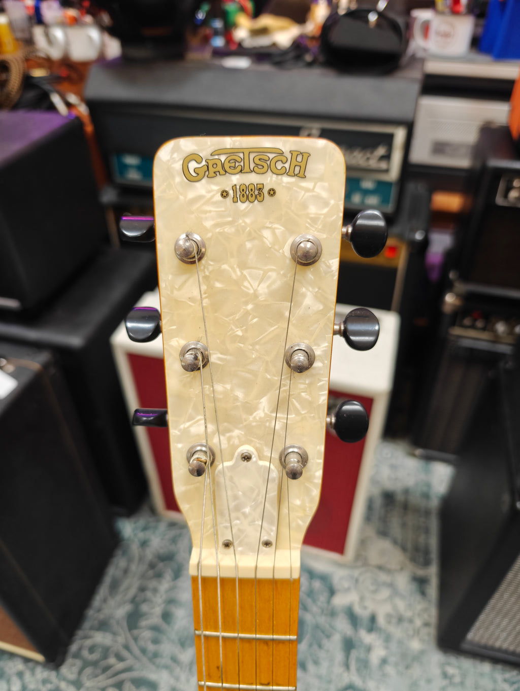Gretsch G9460 Dixie 6 w/ K&K Banjo Twin