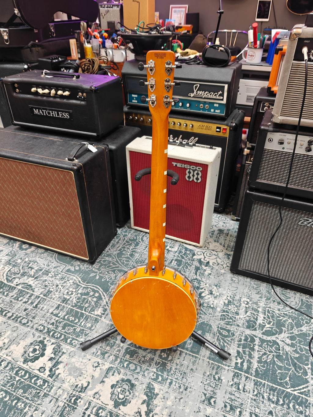 Gretsch G9460 Dixie 6 w/ K&K Banjo Twin