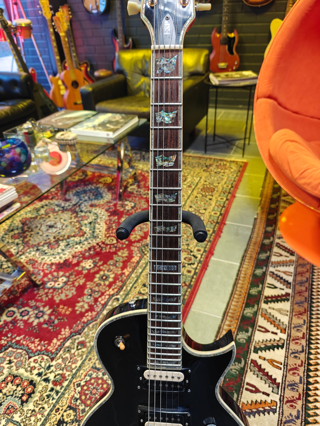 ESP LTD EC-1000 Deluxe Black 2002 Made in Korea