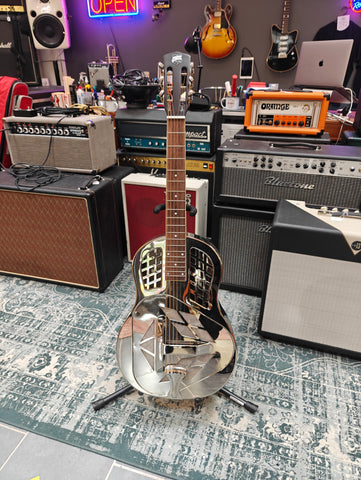 Recording King Nickel Tricone Squareneck
