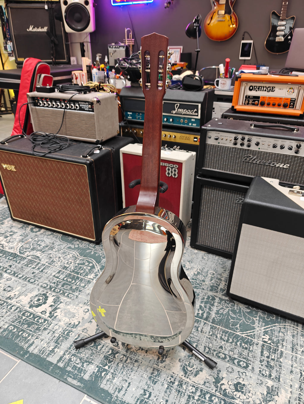 Recording King Nickel Tricone Squareneck