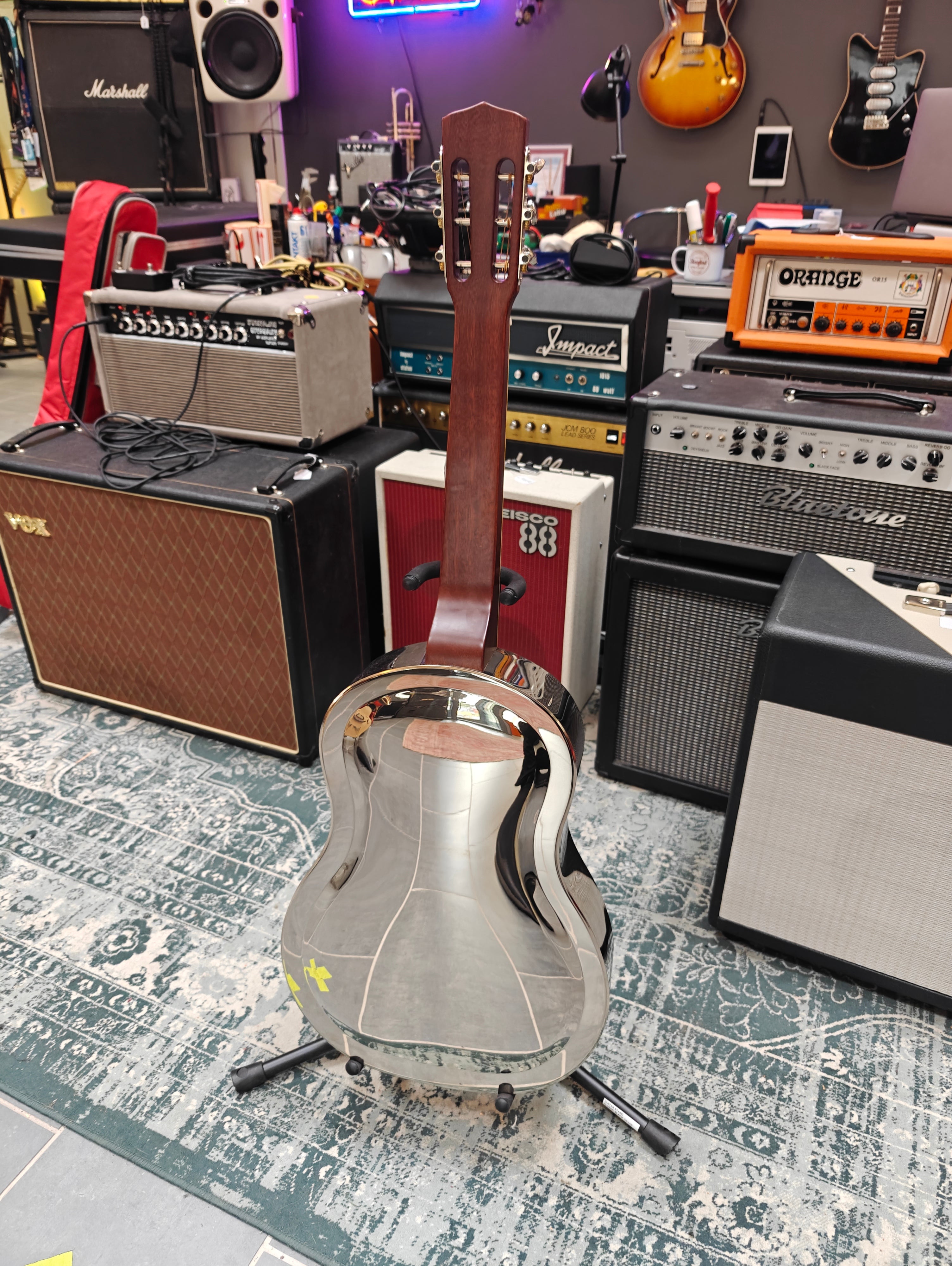 Recording King Nickel Tricone Squareneck