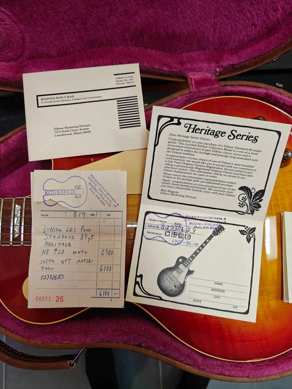Gibson Les Paul Heritage Series Standard -80 1980
