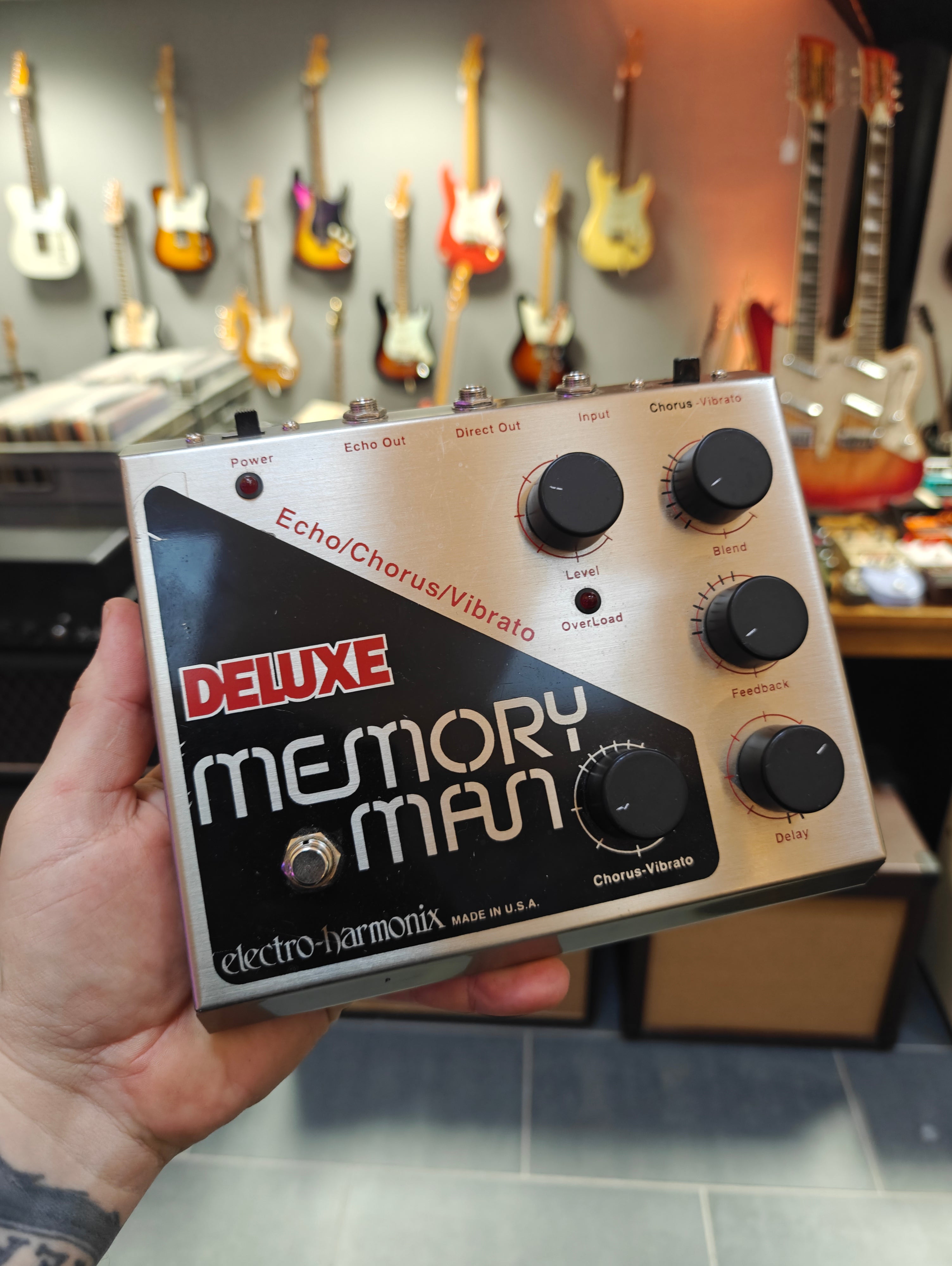 Electro-Harmonix Deluxe Memory Man 2000s Reissue REV-D