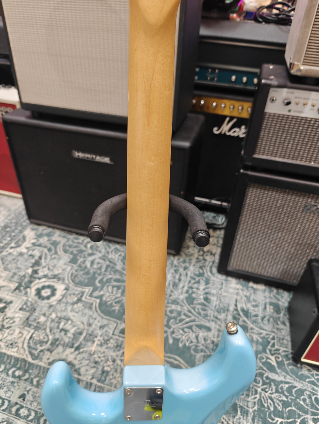 G&L S-500 Custom Build Himalayan Blue 2017
