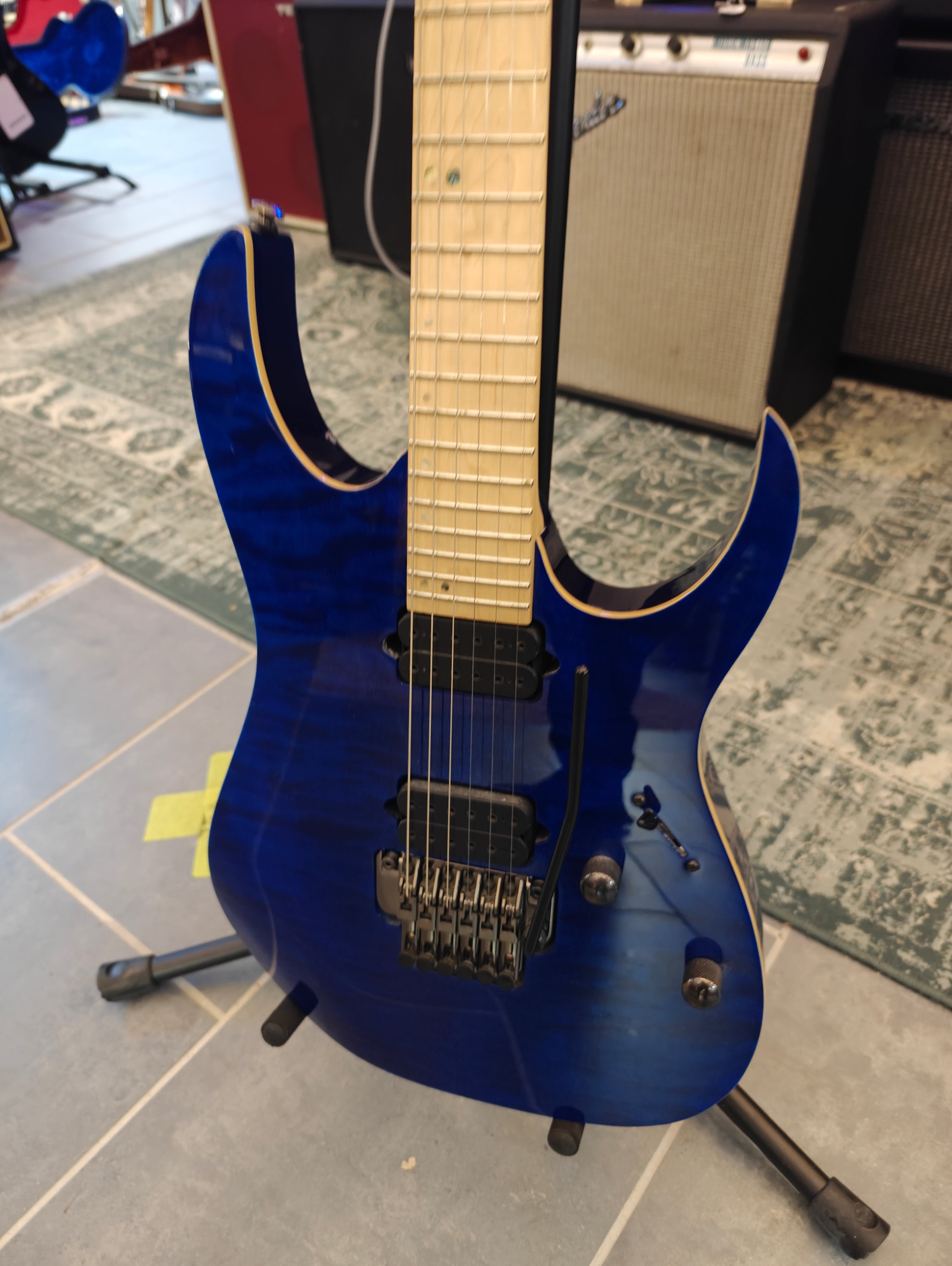 Ibanez RG Premium RG920QMZ CBE Cobal Blue Surge