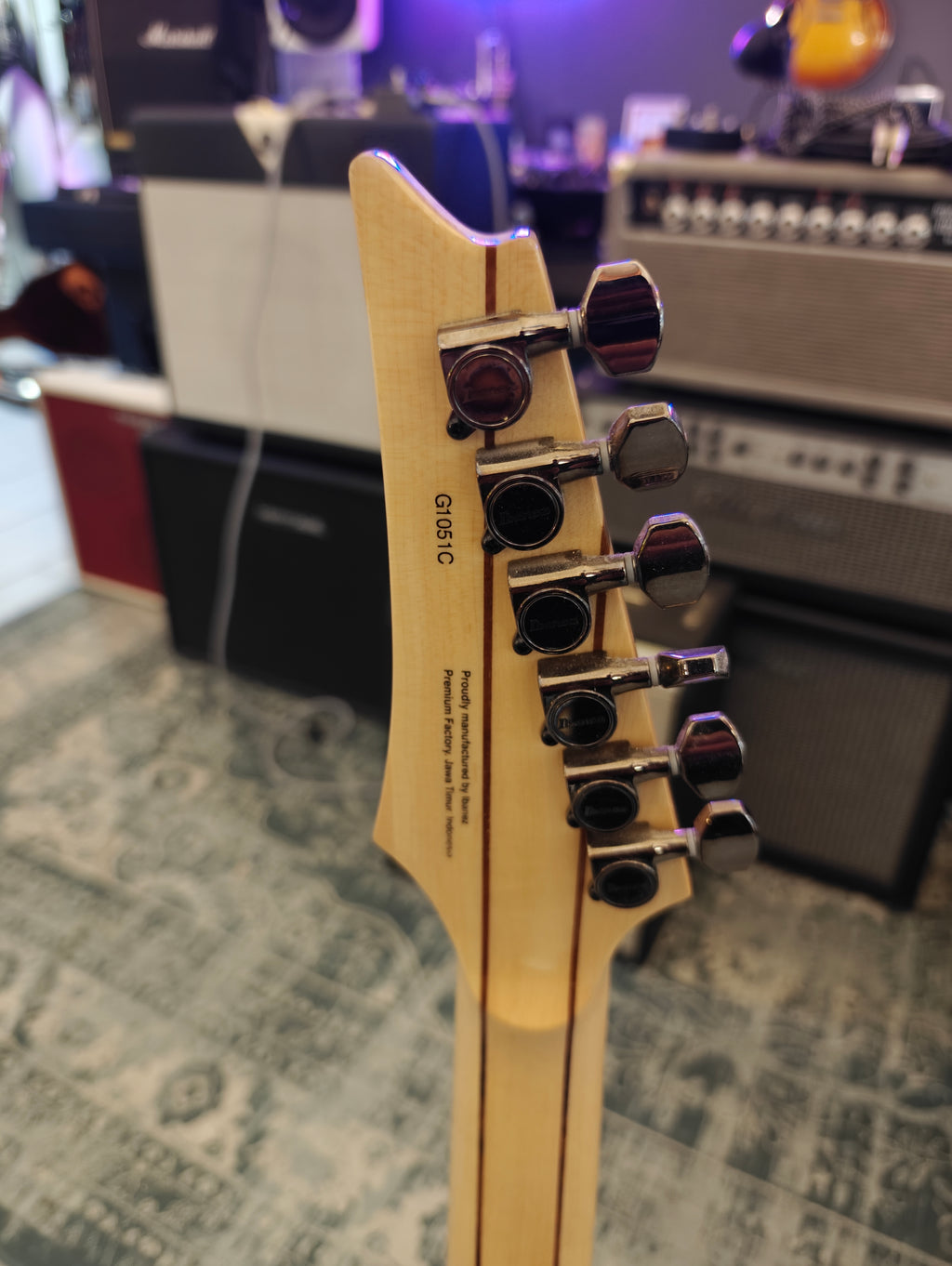 Ibanez RG Premium RG920QMZ CBE Cobal Blue Surge