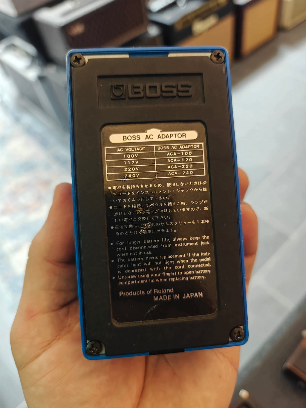 Boss CS-3 Compression Sustainer 1989