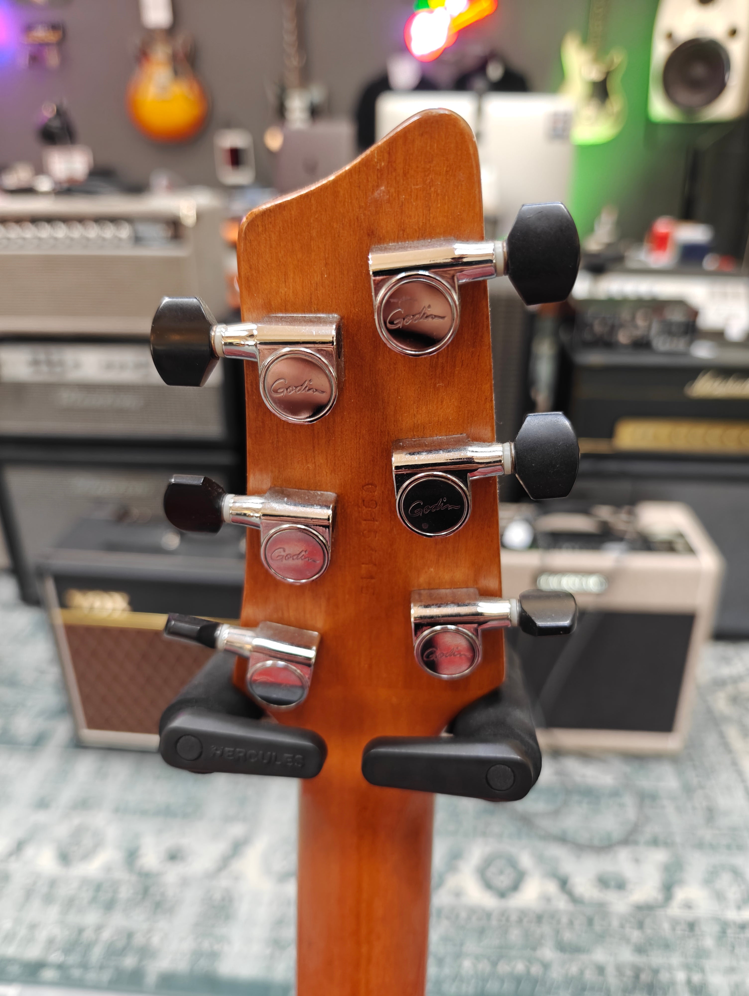 Godin xtSA Light Burst Flame