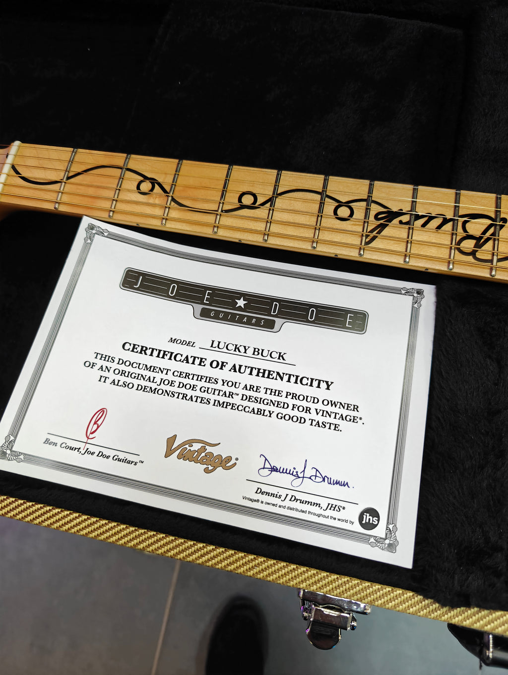 Joe Doe by Vintage Lucky Buck Telecaster JDV 2020