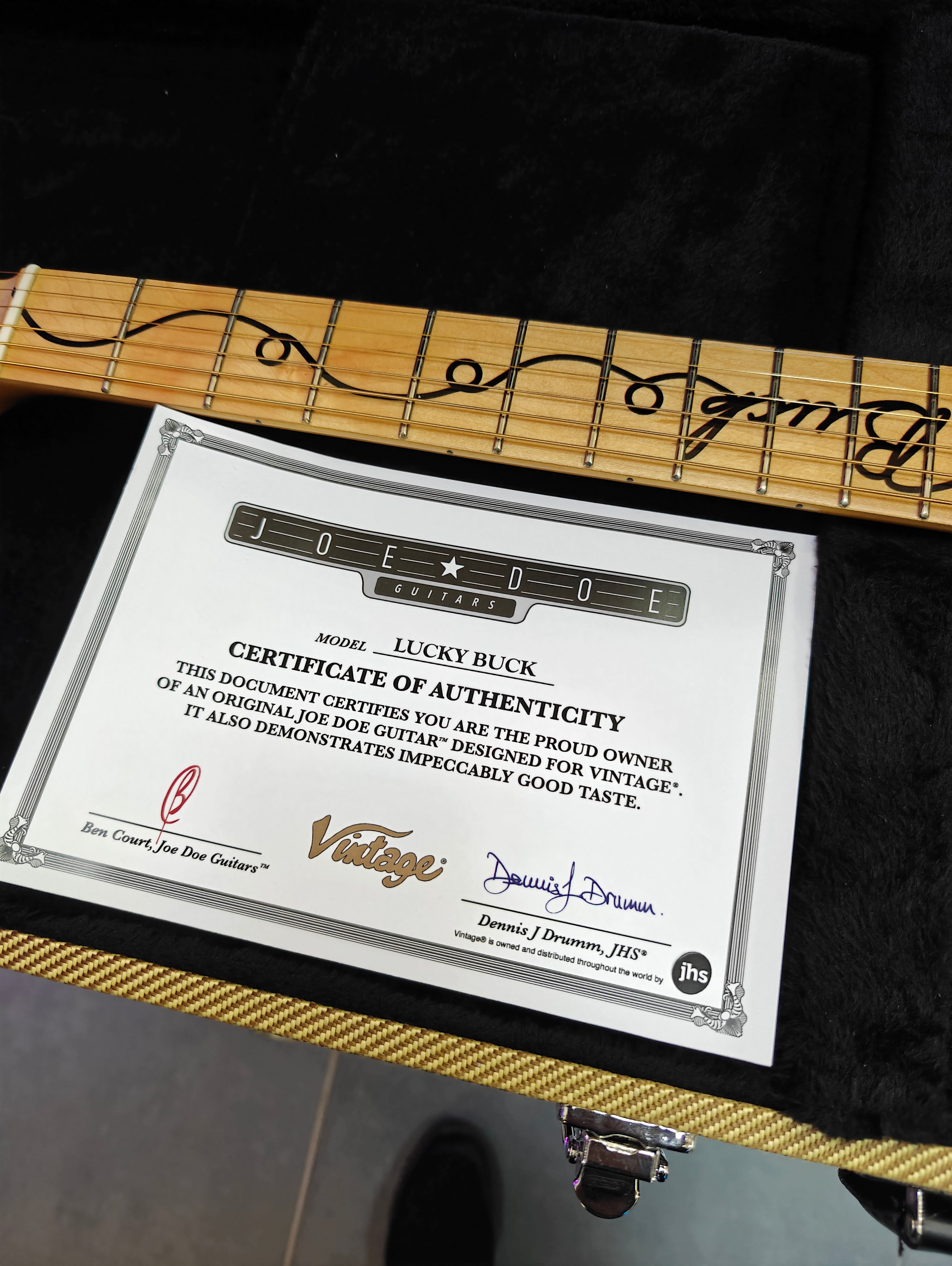 Joe Doe by Vintage Lucky Buck Telecaster JDV 2020
