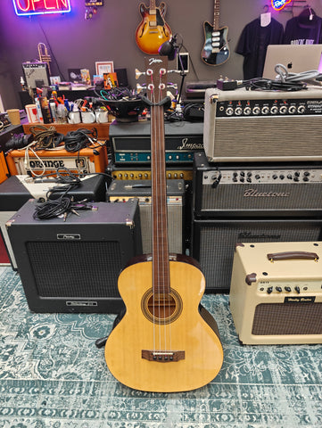 Johnson Acoustic Fretless Bass JAB-62JE-FE-N