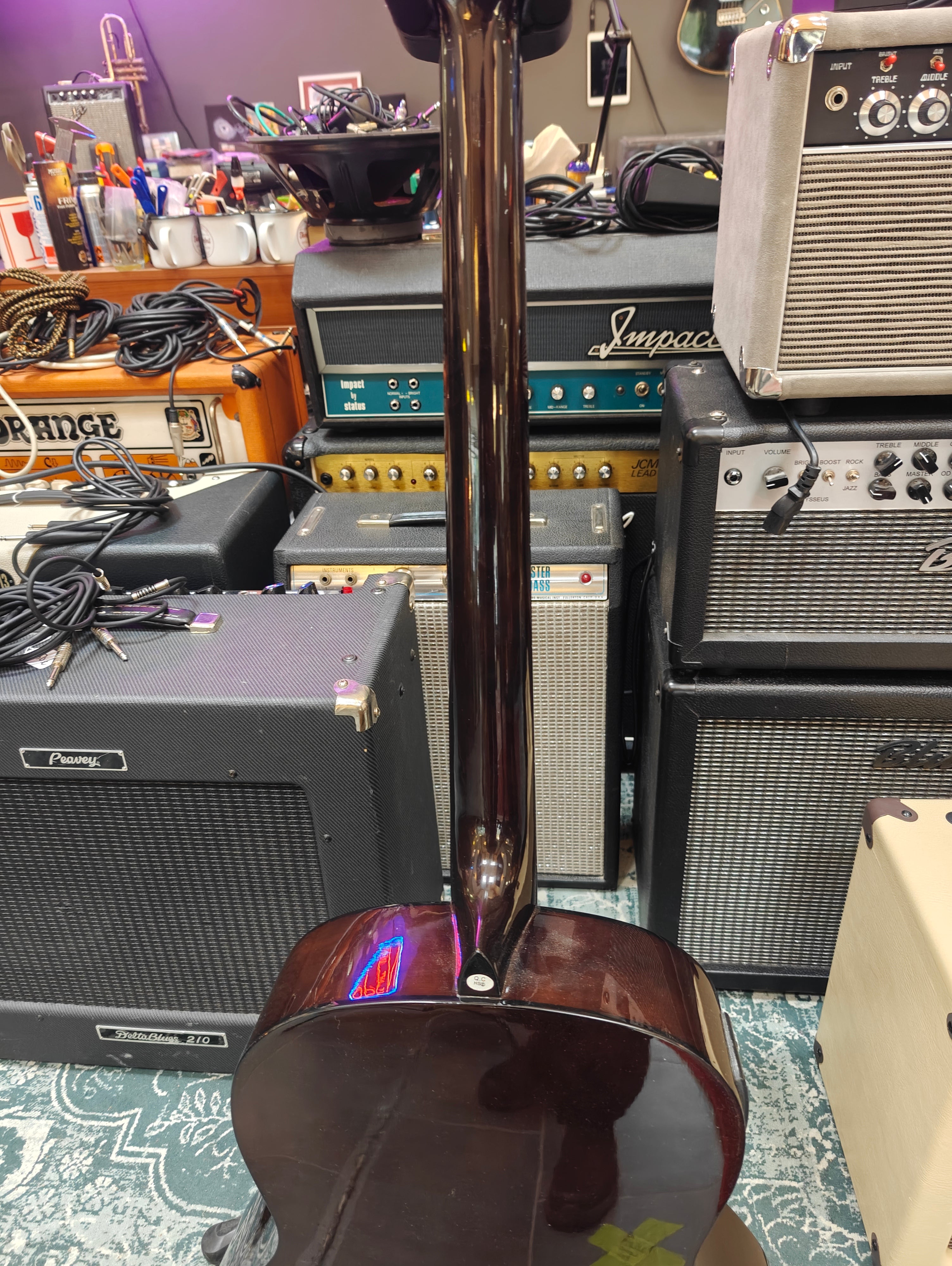 Johnson Acoustic Fretless Bass JAB-62JE-FE-N