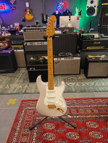 Squier Classic Vibe 50s Stratocaster White Blonde Gold Limited