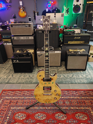Schecter Solo II Custom Burl Natural