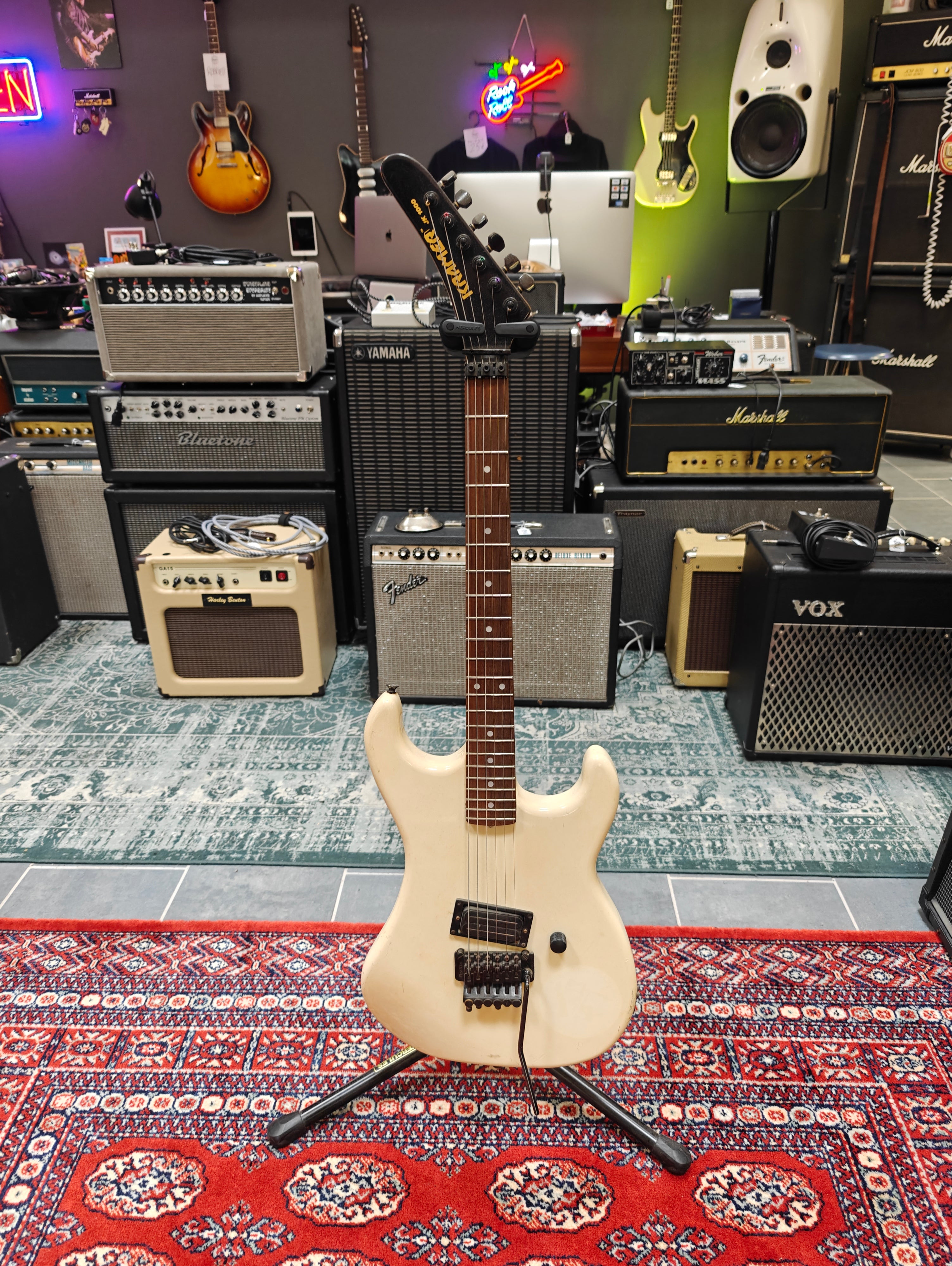 Kramer JK-1000 1985 Reverse Headstock