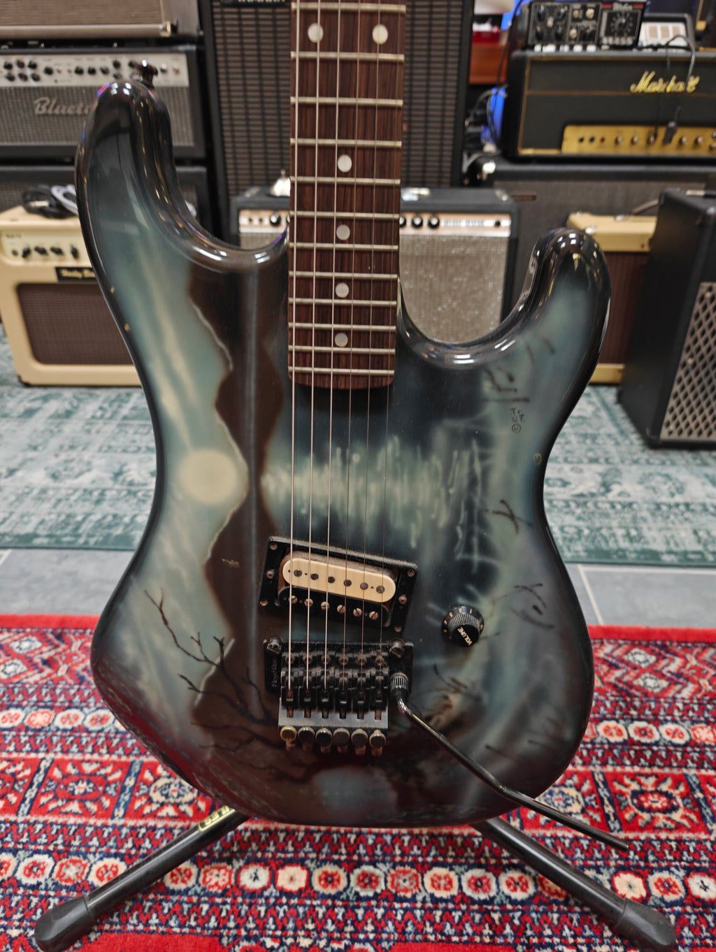 Kramer Baretta American Series 1987 S:N E12558 Fantasy Series Dennis Kline Night Scene II