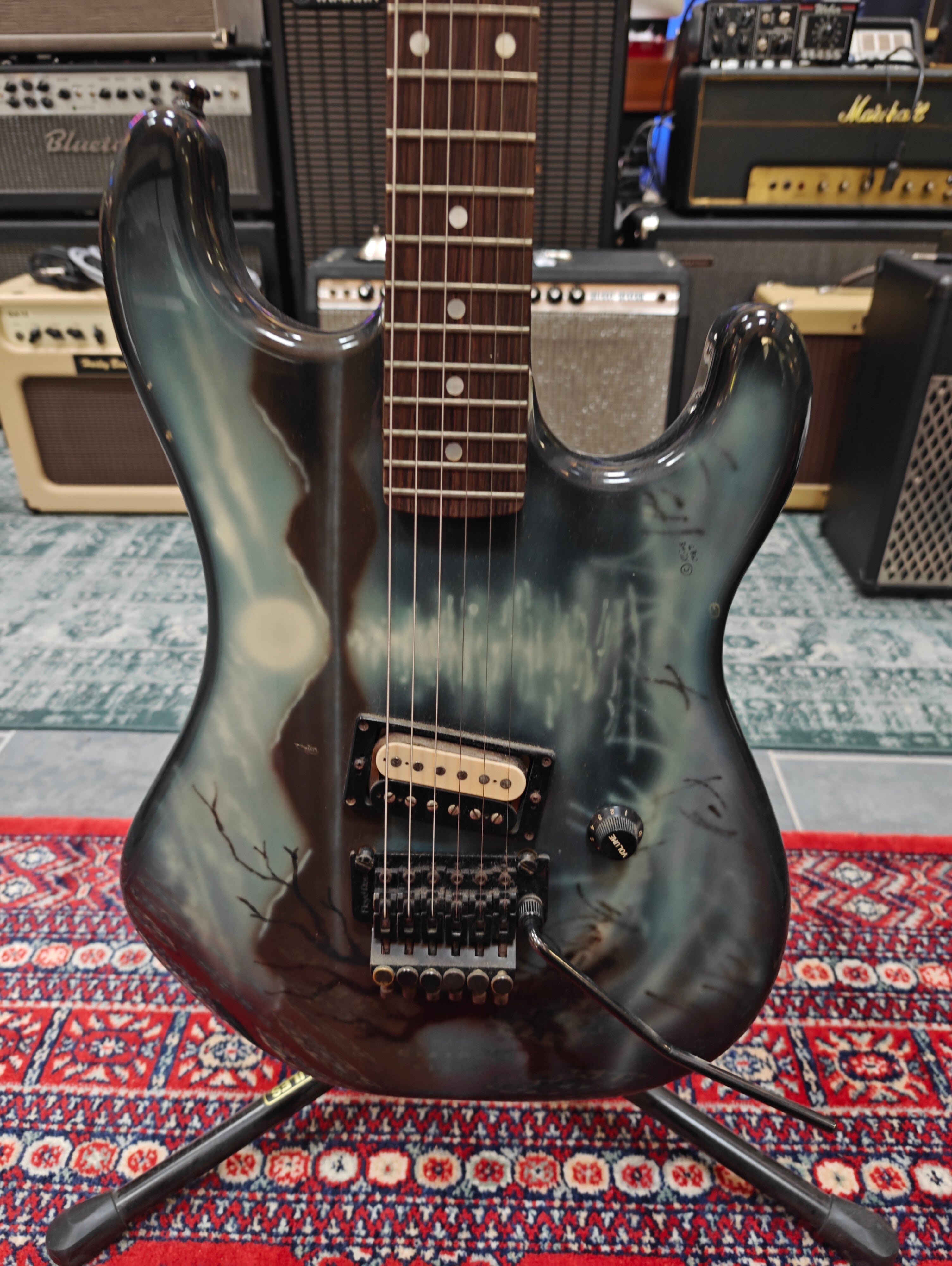 Kramer Baretta American Series 1987 S:N E12558 Fantasy Series Dennis Kline Night Scene II
