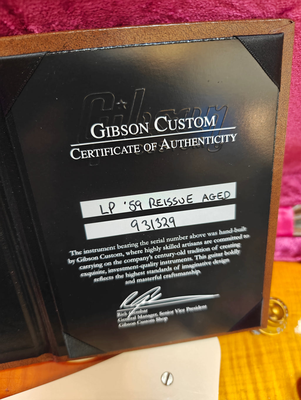 Gibson Custom Shop Les Paul R9 Aged after CC #7 2013