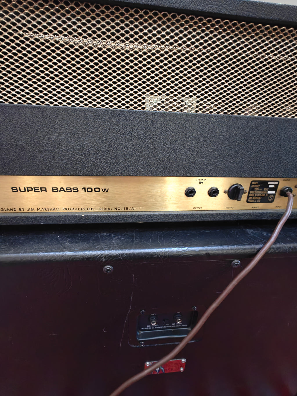 Marshall JMP Super Bass 100W 1974