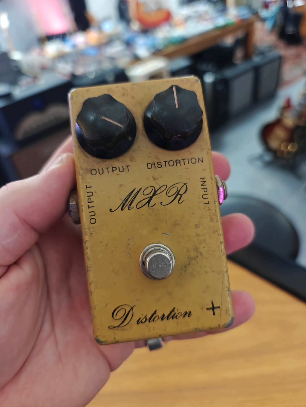MXR Distortion+ Script Logo 1977