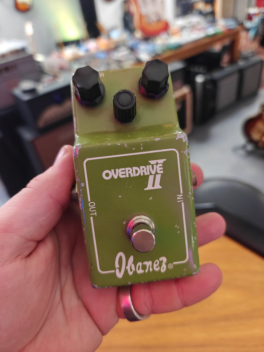 Ibanez Overdrive II First Version Script Logo 1976 Narrow Box Flying Fingers Japan Vintage