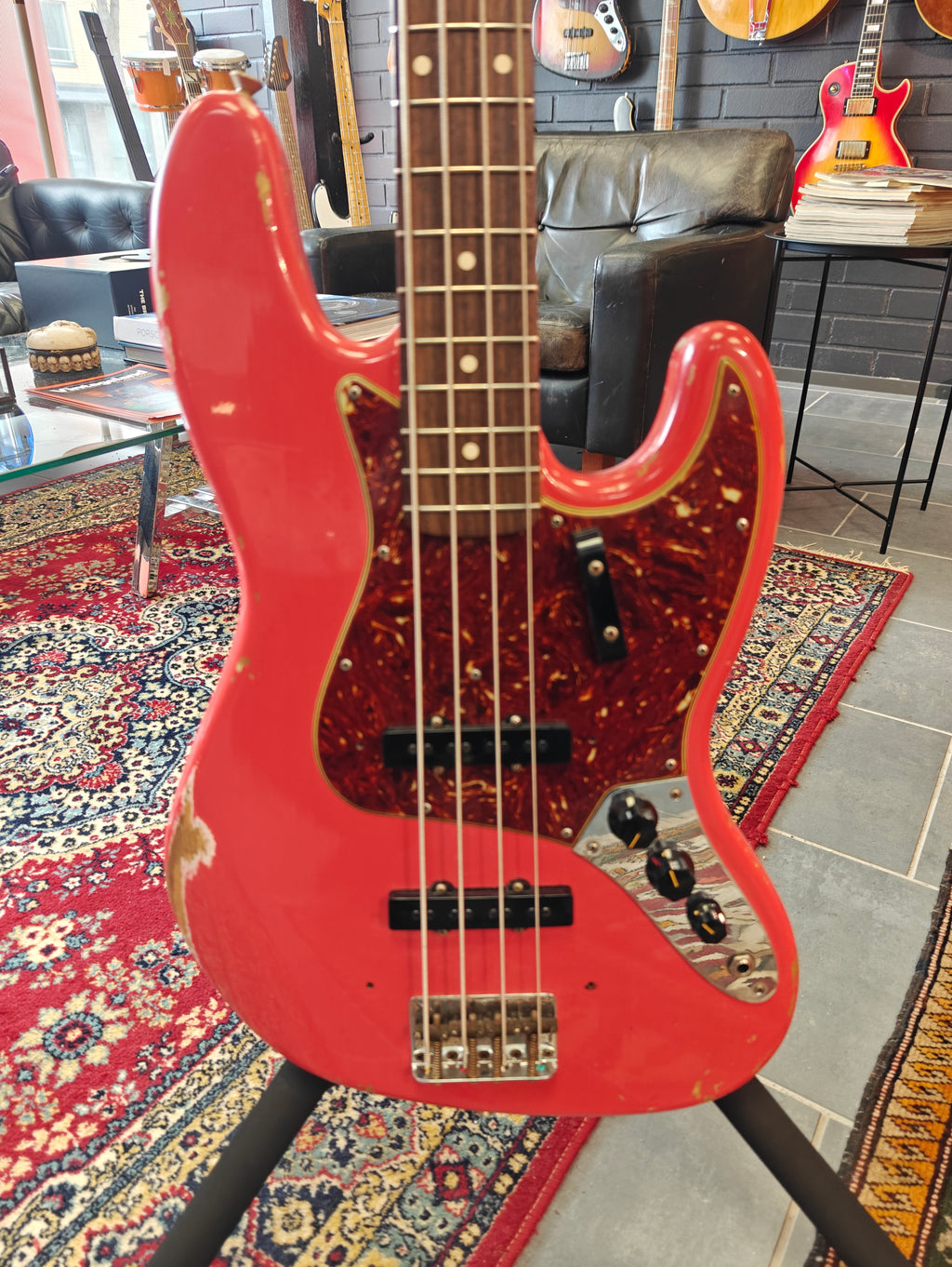Fender Custom Shop Jazz Bass 64 Fiesta Red Relic 2020
