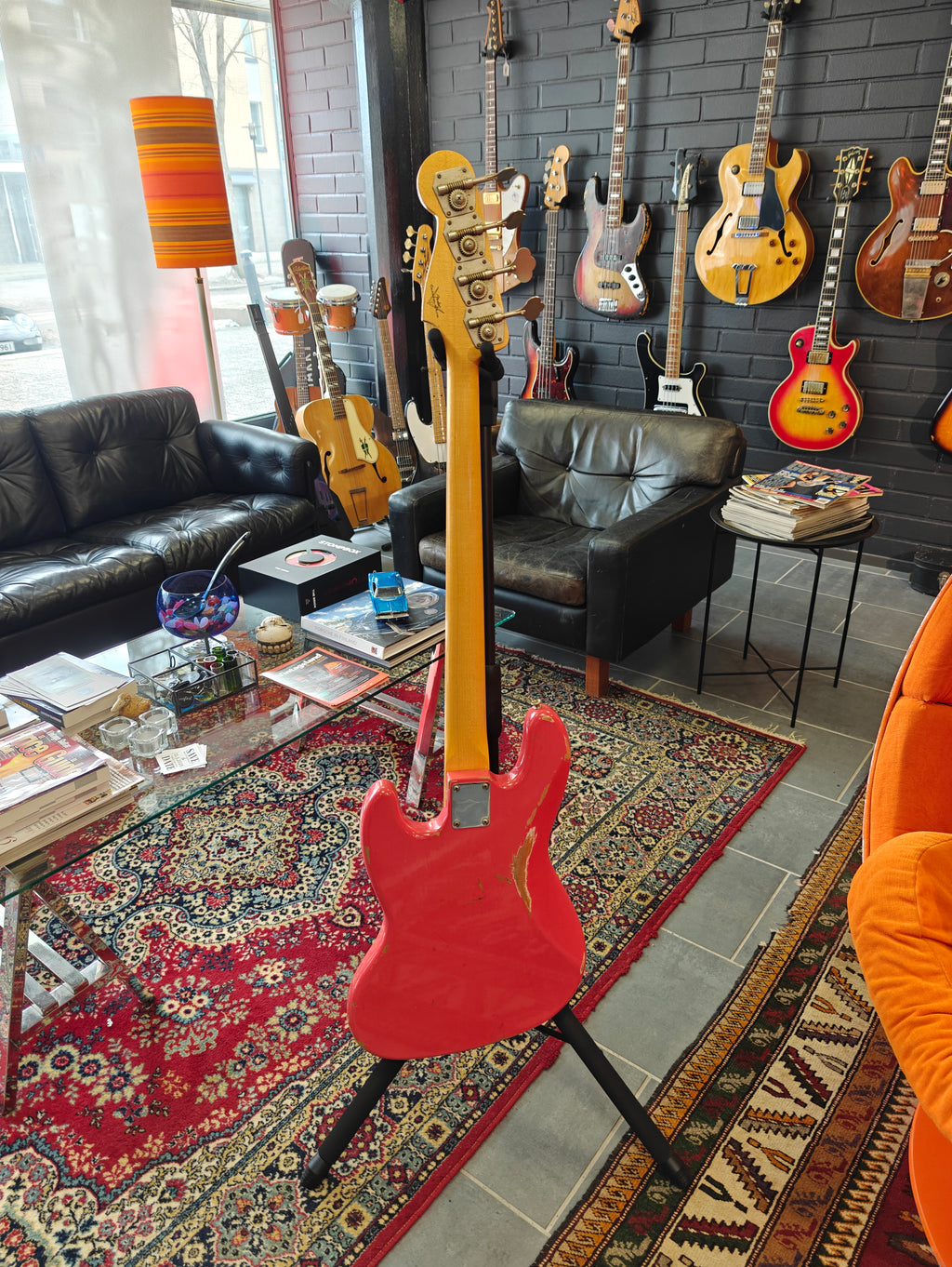 Fender Custom Shop Jazz Bass 64 Fiesta Red Relic 2020