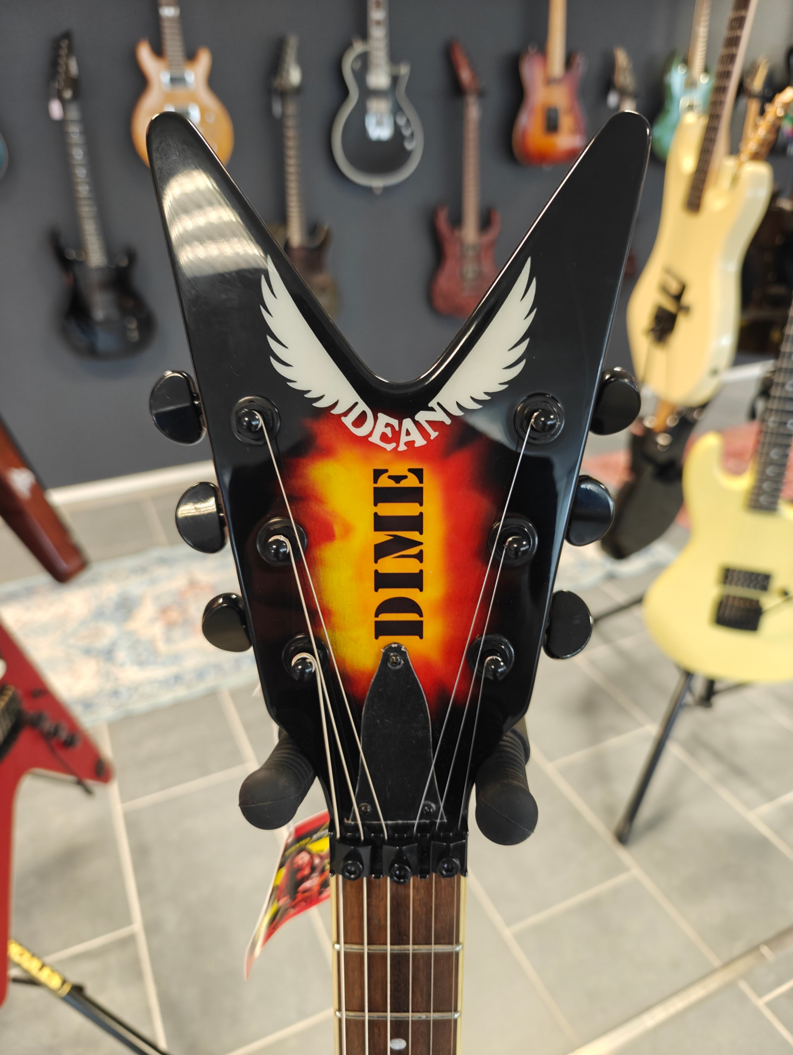 DEAN ML Dimebag Dime-O-Flame + LLMLVZ Case
