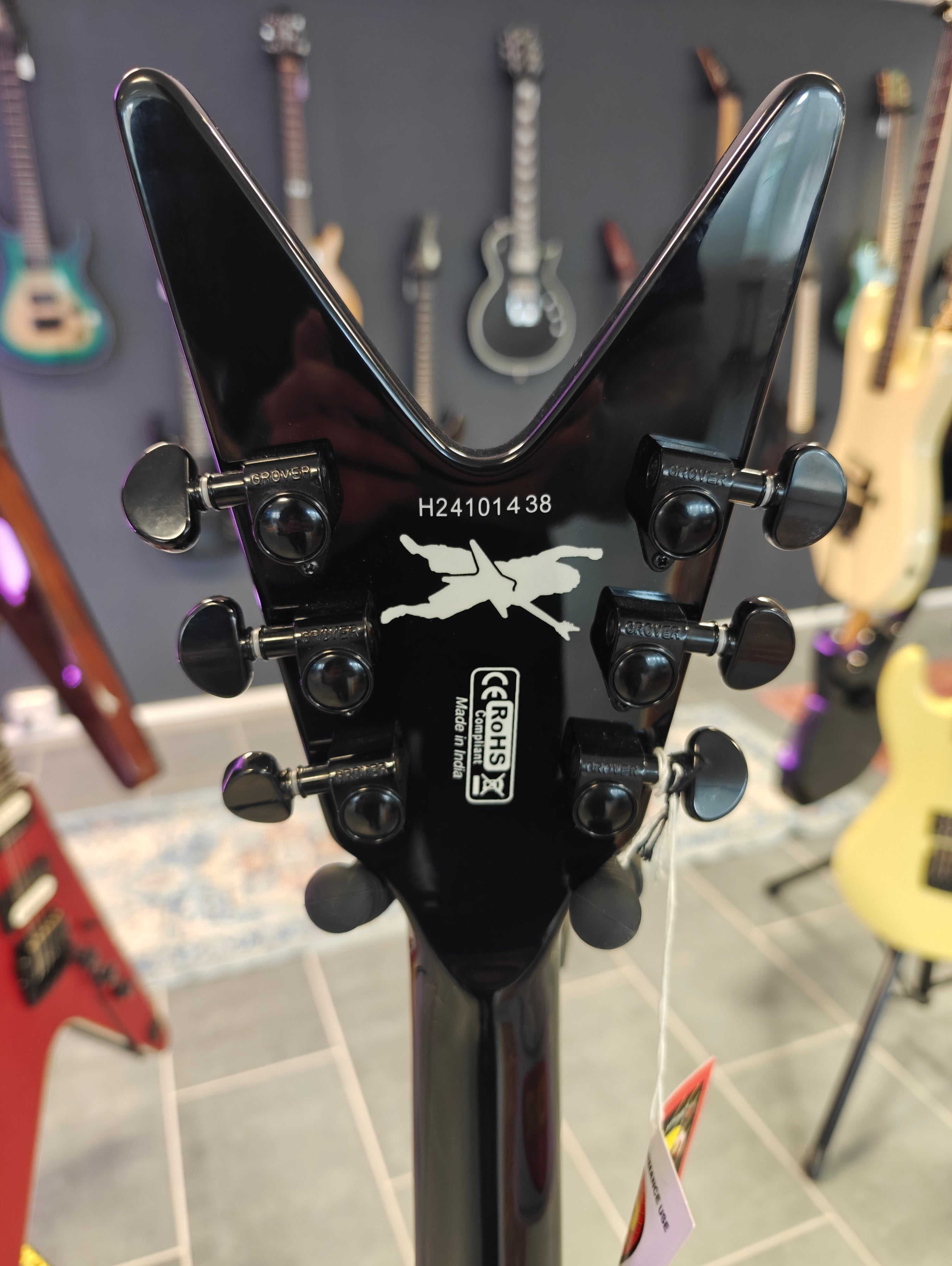 DEAN ML Dimebag Dime-O-Flame + LLMLVZ Case