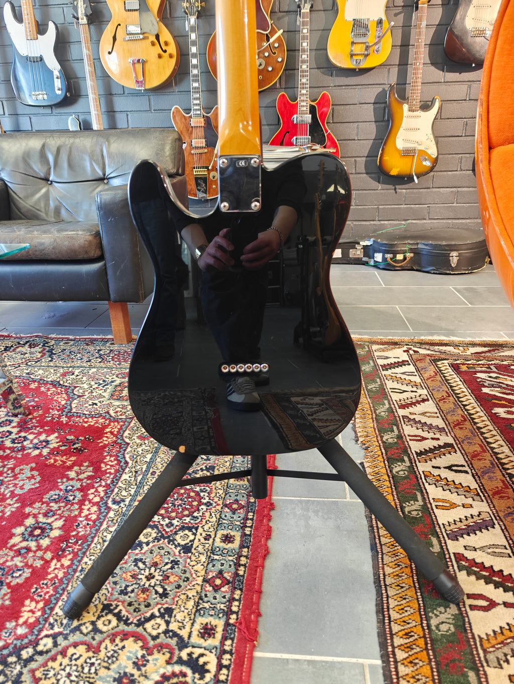 Fender Telecaster 2000 "Huoracaster" w/ Vinyl Record with Autographs