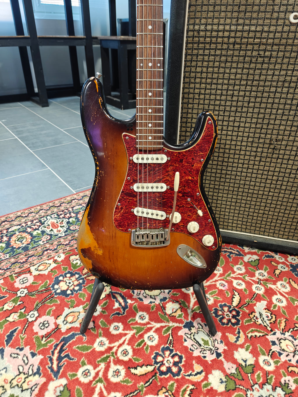 Sandberg California STS 3 Tone Sunburst Hardcore Aged Masterpiece Ex-Esa Holopainen of Amorphis