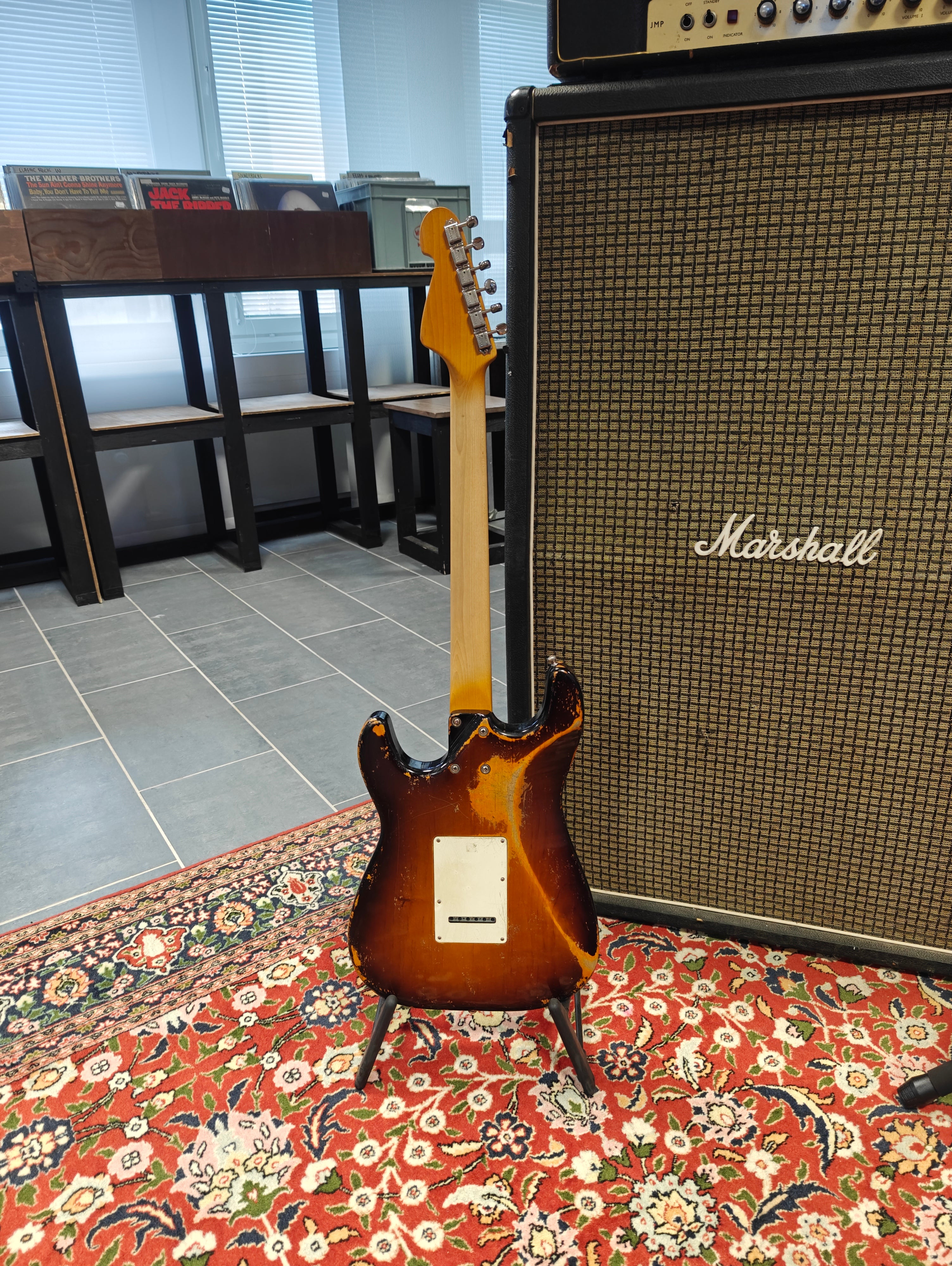 esa holopainen gear Sandberg California STS 3 Tone Sunburst Hardcore Aged Masterpiece Ex-Esa Holopainen of Amorphis