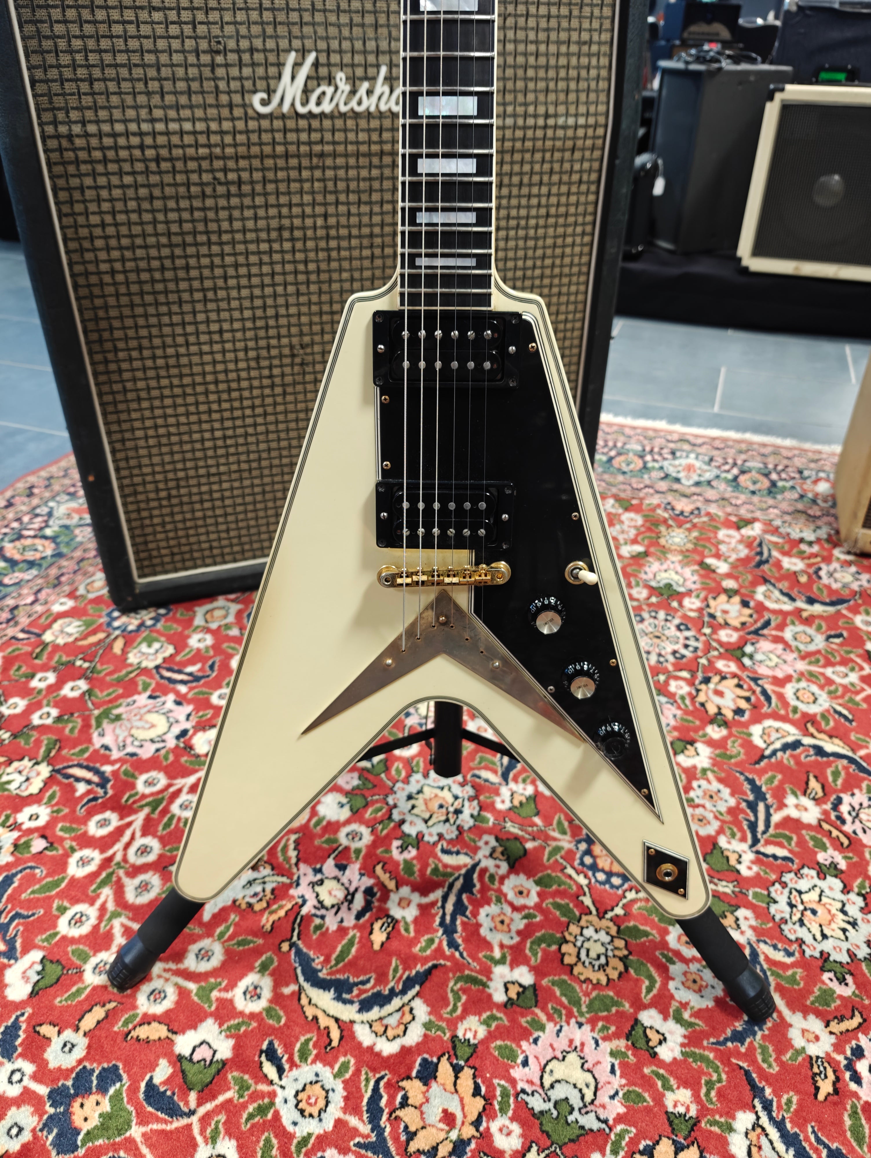 esa holopainen gear Gibson Custom Shop Flying V Custom 2006 Ex-Esa Holopainen of Amorphis