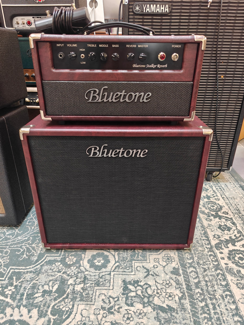 Bluetone Stalker Reverb Head and 1x12" Cabinet w/ WGS Veteran