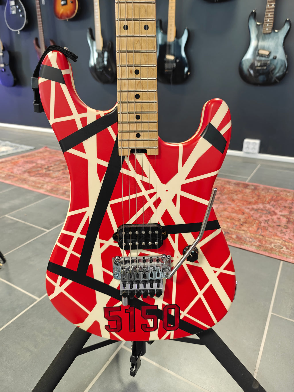EVH Striped 5150 Red