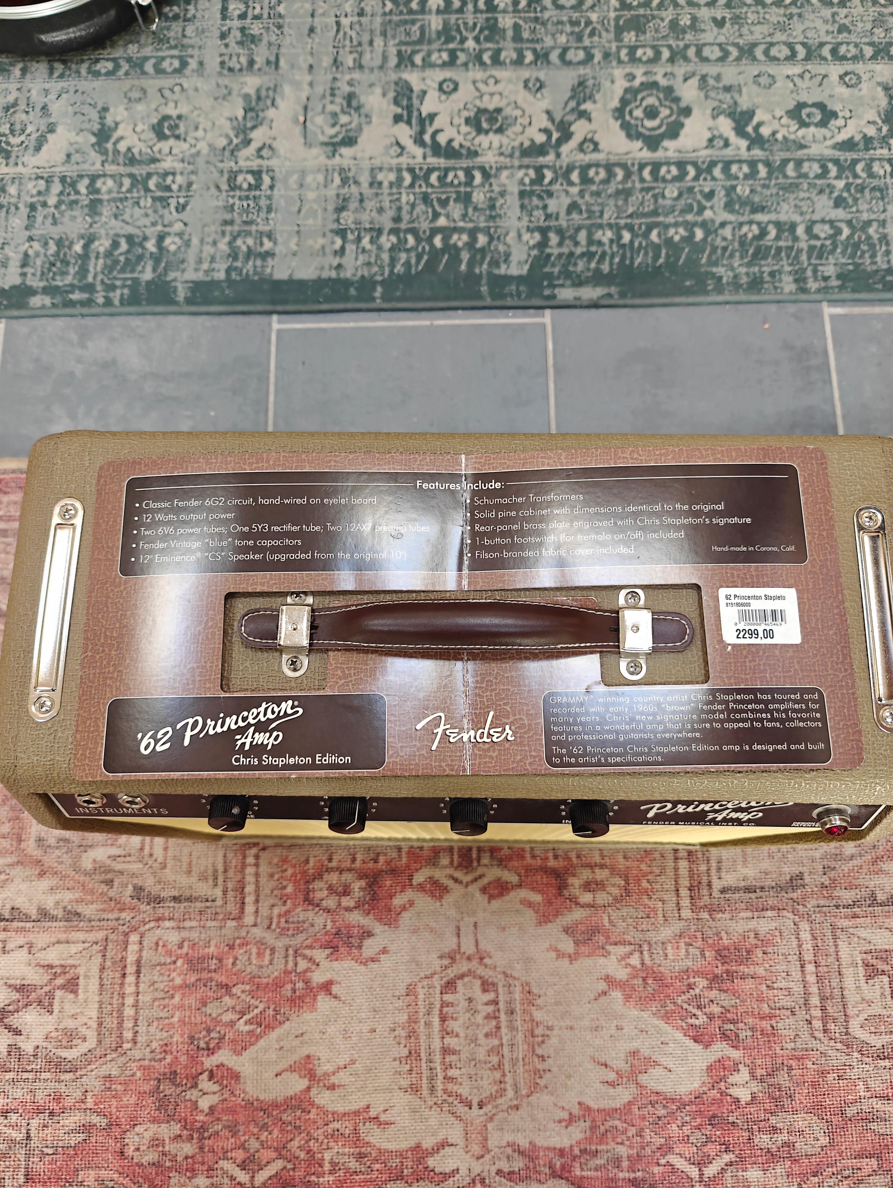Fender ´62 Princeton Amp Chris Stapleton Edition