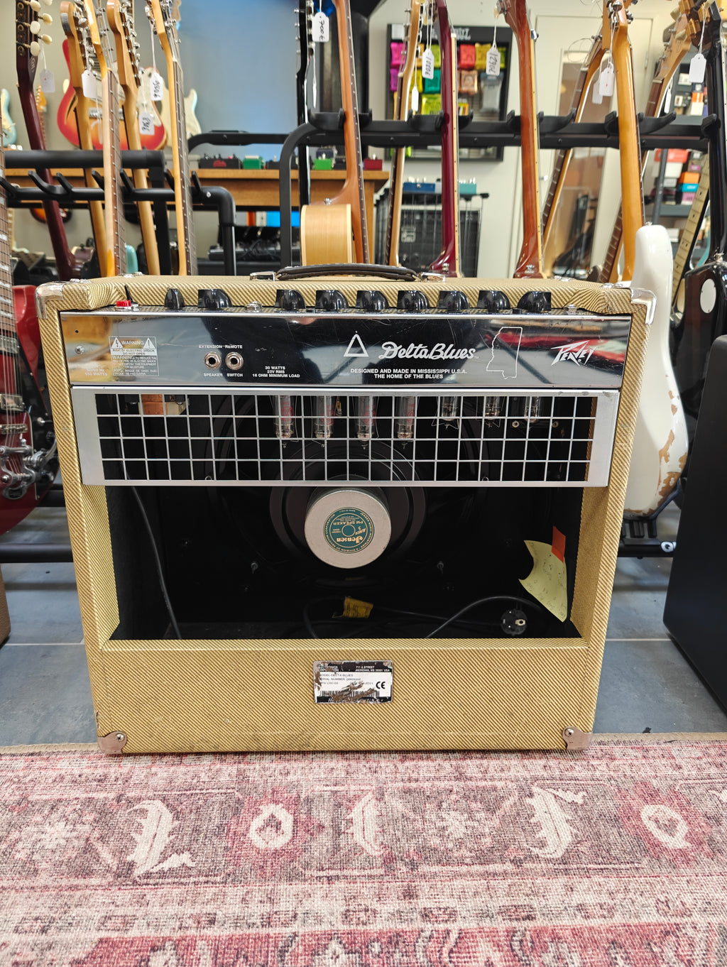 Peavey Delta Blues Tweed 1x15" w/ Jensen P15N Alnico Vintage Speaker