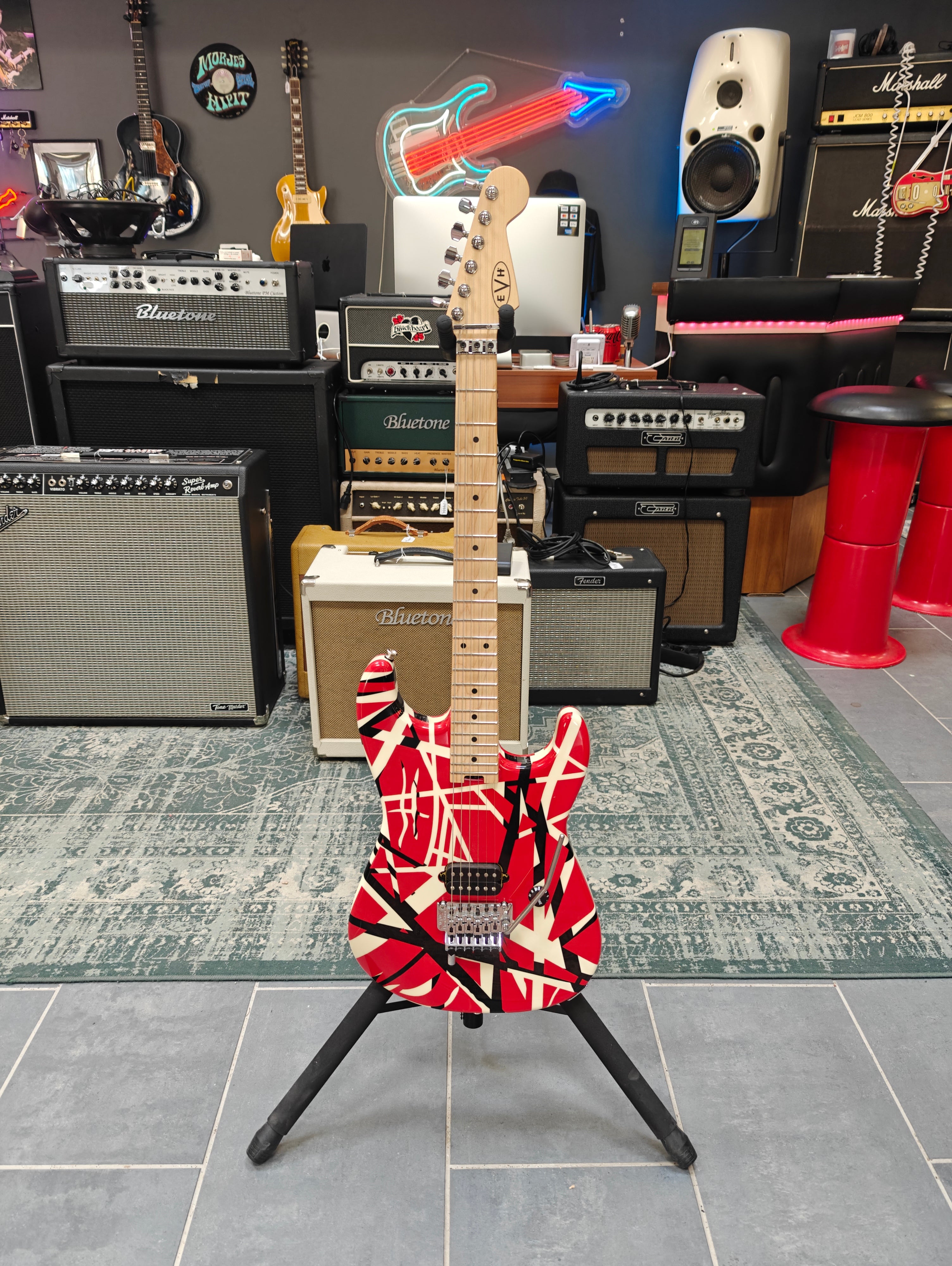 Evh Stripe Red
