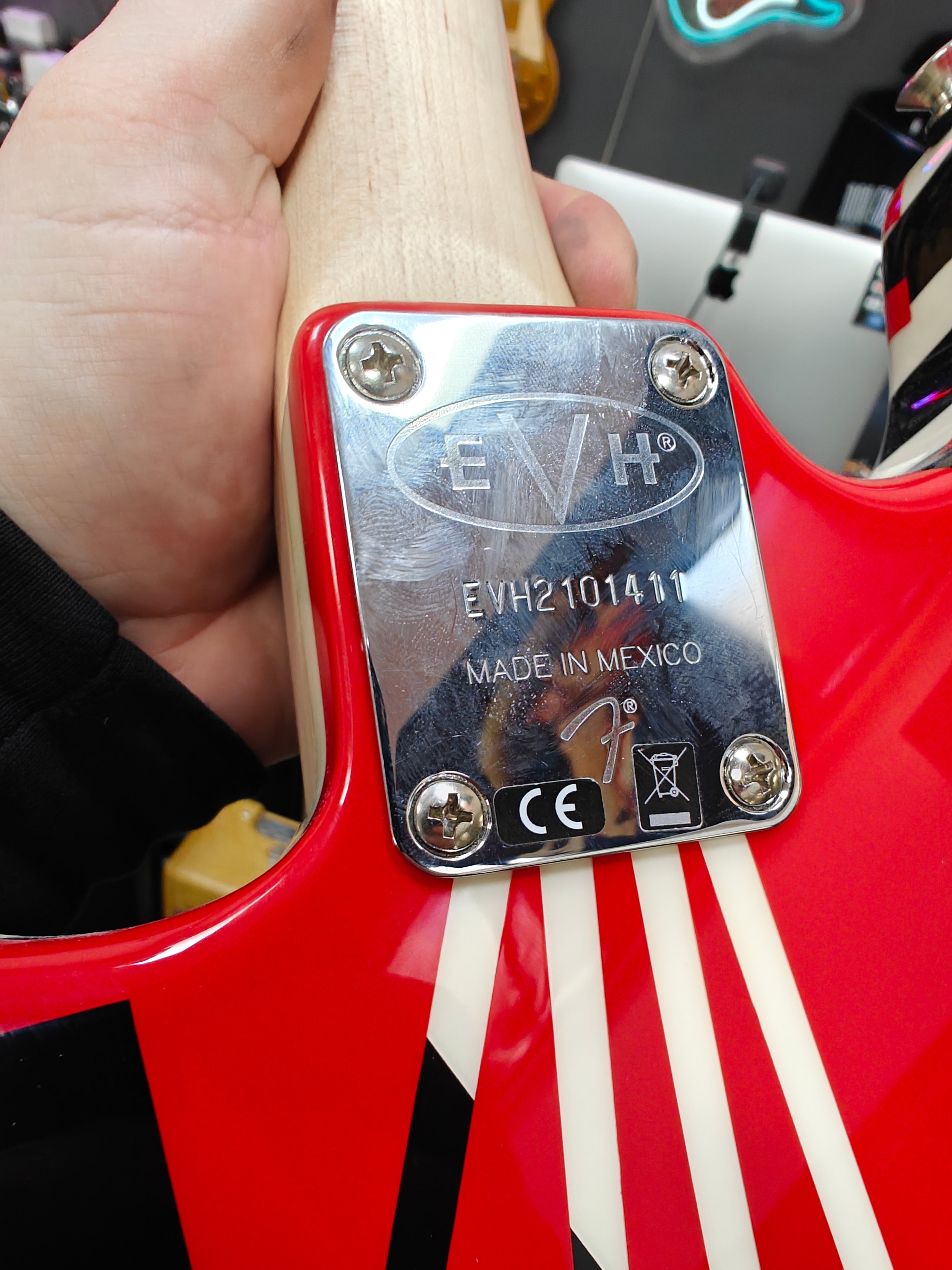 Evh Stripe Red