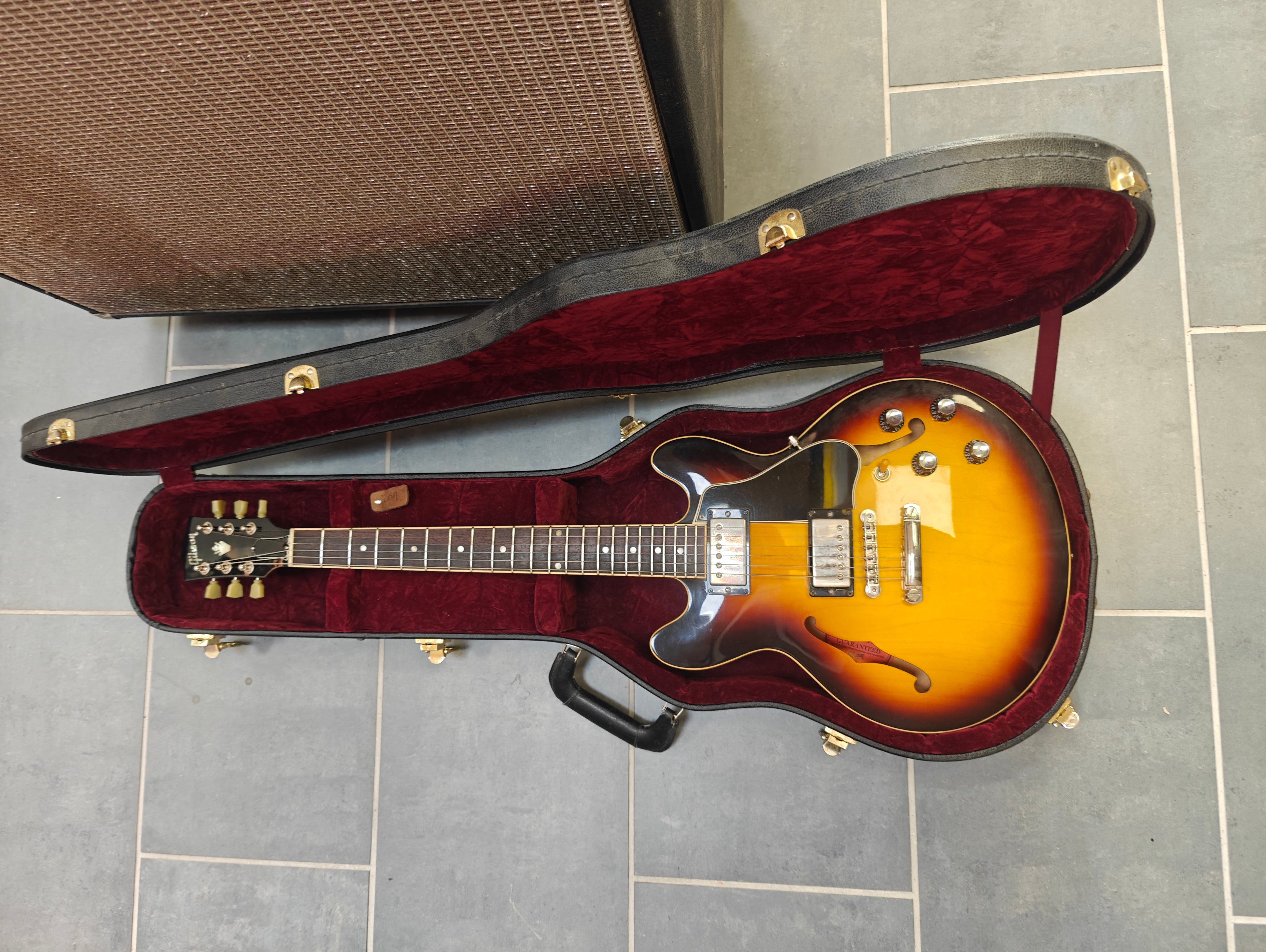 Gibson Custom Shop ES-339 Vintage Sunburst 50s Neck