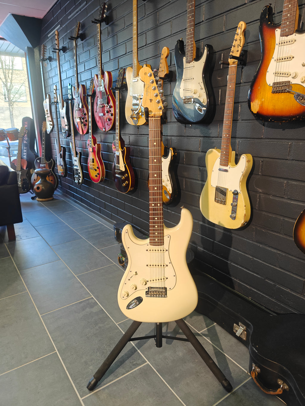 Fender 60th Anniversary American Standard Stratocaster 2014 Olympic White Lefty