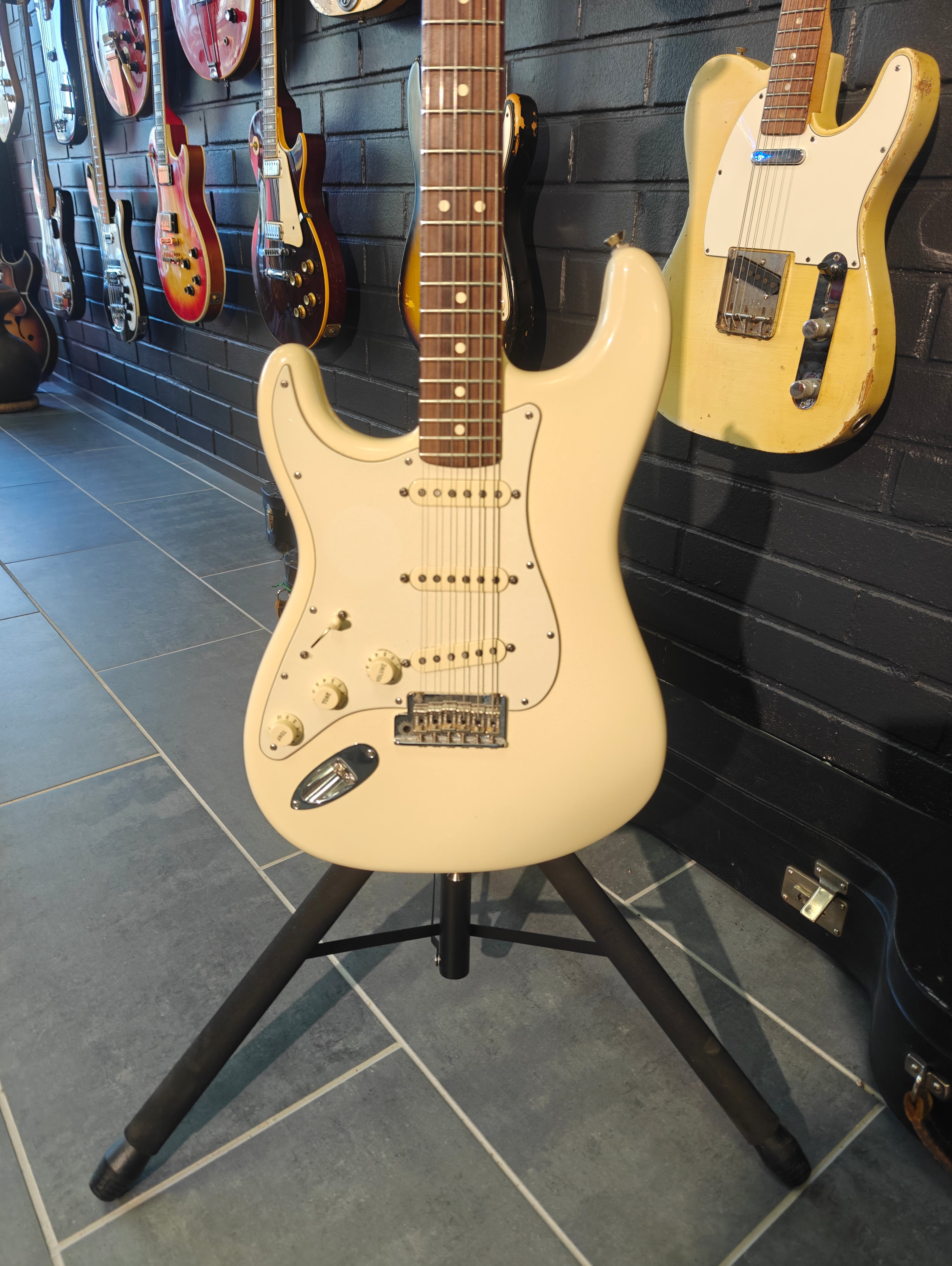 Fender 60th Anniversary American Standard Stratocaster 2014 Olympic White Lefty