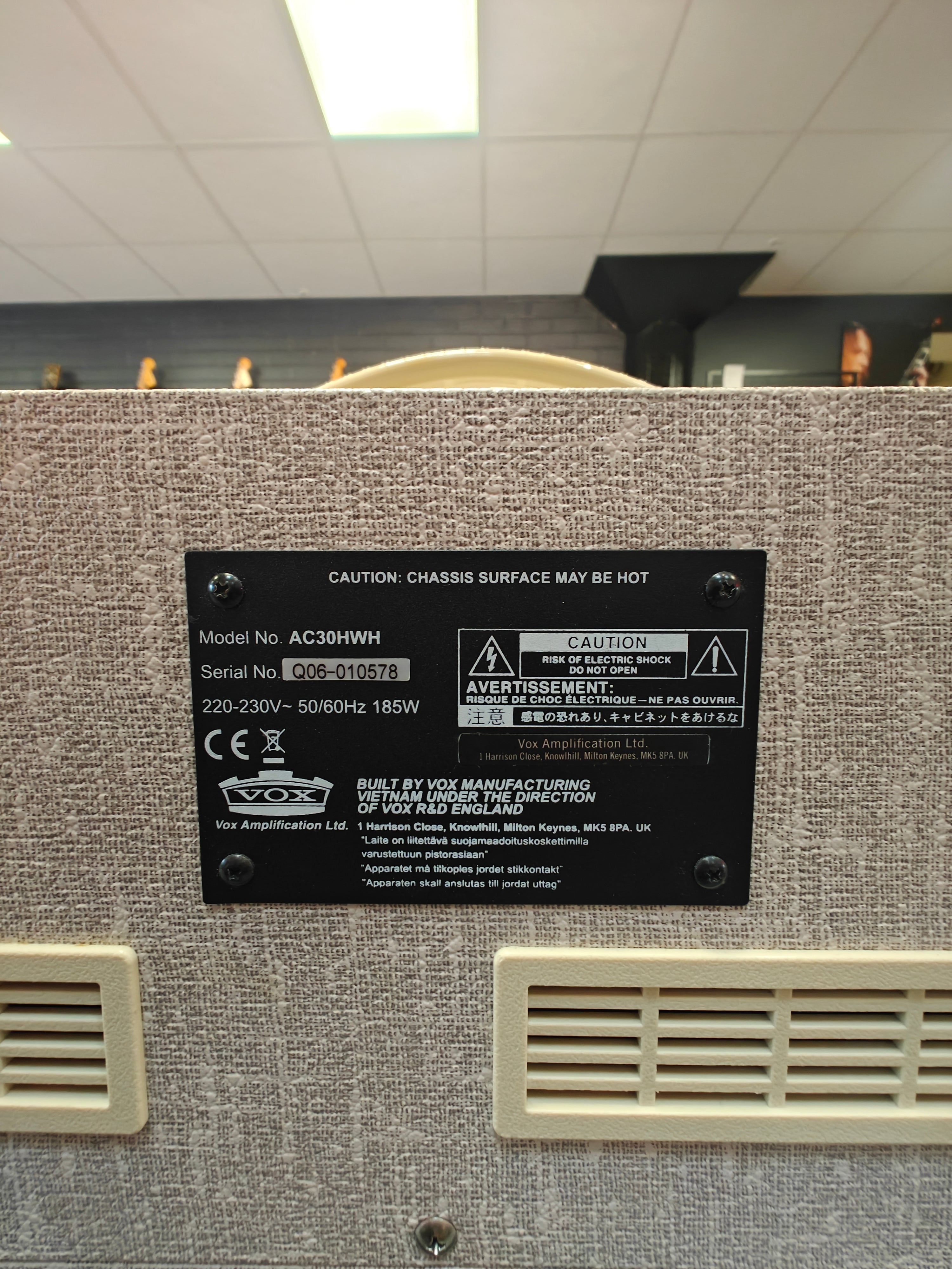 Vox AC30HWH Fawn