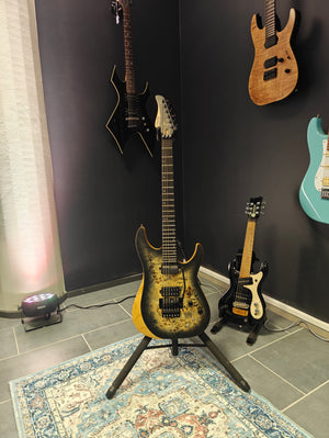 Schecter Reaper 6 FRS Charcoal Burst
